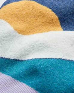 Pull Vista en maille recyclée - Denim foncé