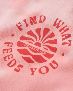 Redécouvrez le Sweatshirt en Coton Bio - Tie Dye Shell Pink