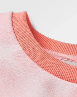 Redécouvrez le Sweatshirt en Coton Bio - Tie Dye Shell Pink