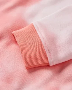 Redécouvrez le Sweatshirt en Coton Bio - Tie Dye Shell Pink