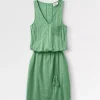 Robe en Coton Recyclé Rivergate - Épinette Verte