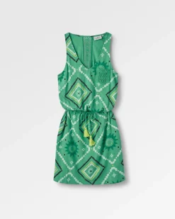 Robe en Coton Recyclé Rivergate - Éclat Vert Épicéa