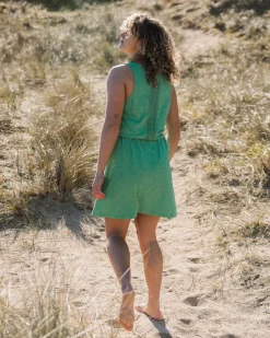 Robe en Coton Recyclé Rivergate - Épinette Verte