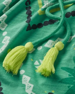 Robe en Coton Recyclé Rivergate - Éclat Vert Épicéa
