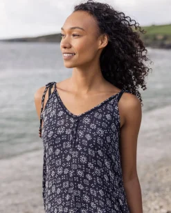 Robe Maxi Breeze - Simple Tile Faded Black