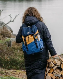 Sac à dos recyclé Boondocker 26L - Miel/Denim foncé/Bleu marine riche