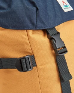 Sac à dos recyclé Boondocker 26L - Miel/Denim foncé/Bleu marine riche
