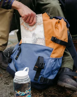 Sac à dos recyclé Boondocker 26L - Miel/Denim foncé/Bleu marine riche