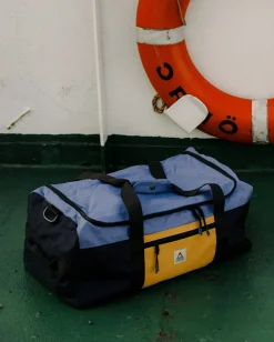 Sac de sport recyclé Boondocker - Miel/Denim foncé/Bleu marine riche