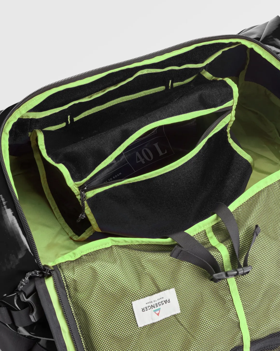 Sac de sport recyclé Roamer 40L - Noir