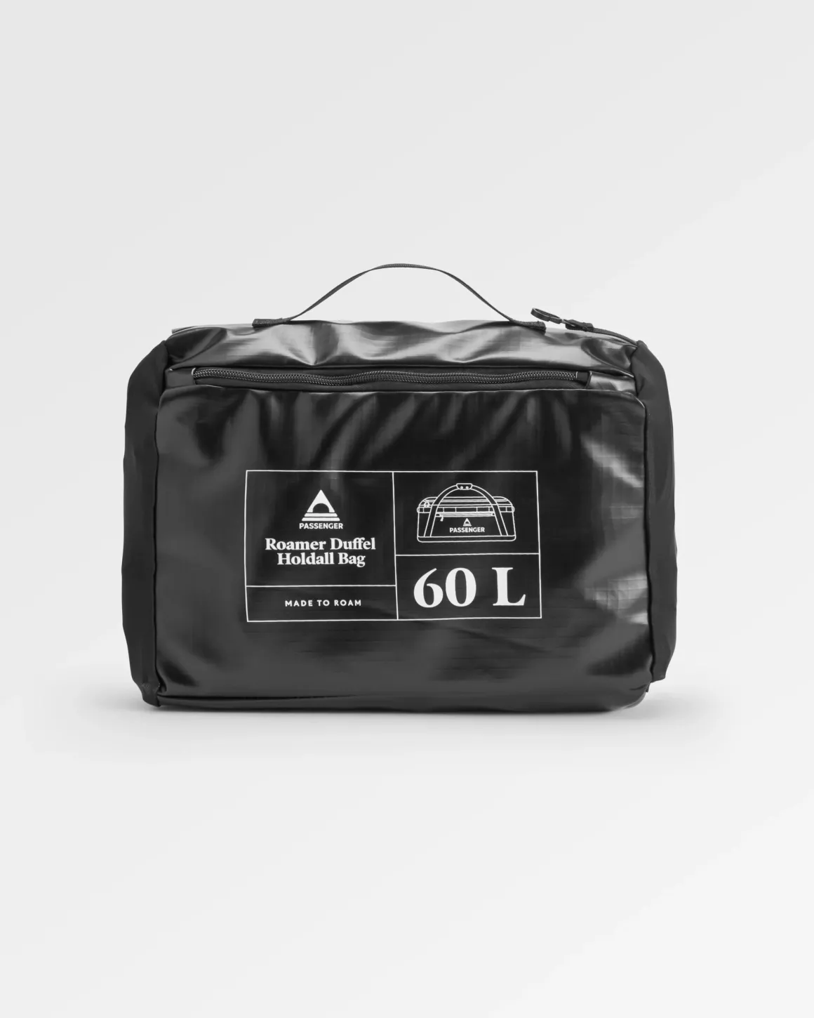 Sac de sport recyclé Roamer 60L - Noir