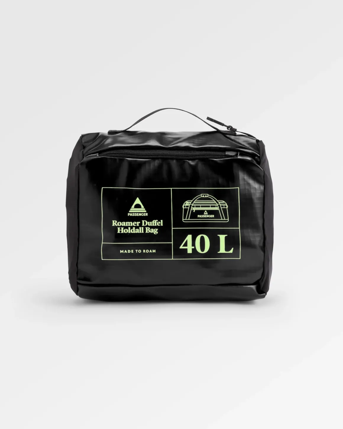 Sac de sport recyclé Roamer 40L - Noir