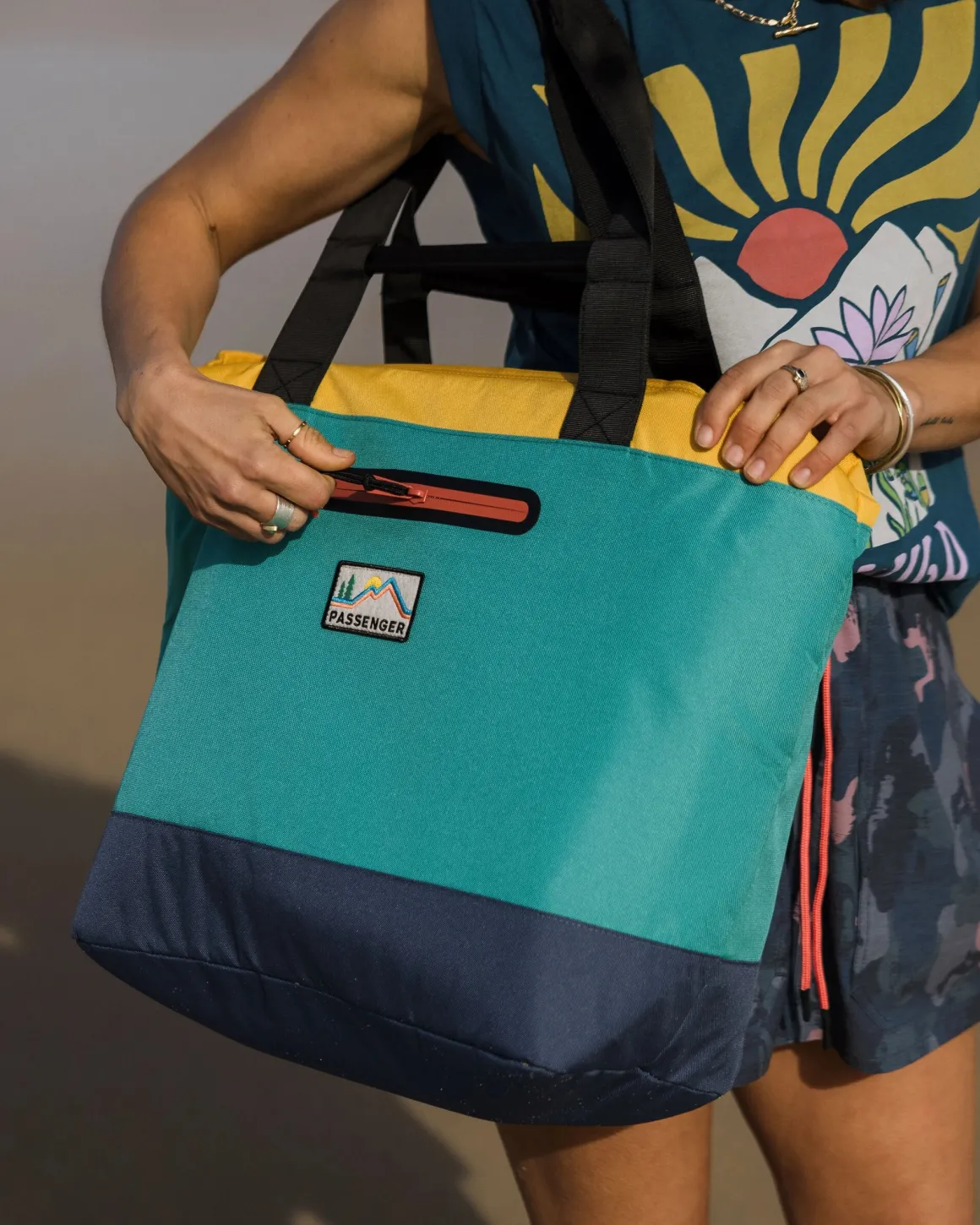 Sac Isotherme Recyclé Tote - Multi Primaires