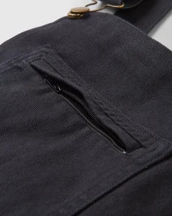 Salopette en coton bio Shuffle - Noir