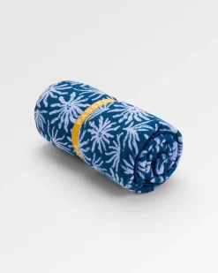 Serviette de voyage recyclée à séchage rapide - Seaweed Blue Steel