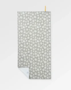 Serviette de voyage recyclée à séchage rapide - Seaweed Pebble Grey