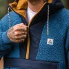 Sherpa en polaire recyclé Woodland avec doublure polaire - Bleu Acier
