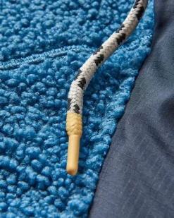 Sherpa en polaire recyclé Woodland avec doublure polaire - Bleu Acier