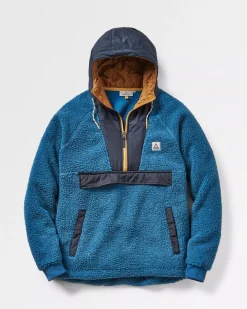 Sherpa en polaire recyclé Woodland avec doublure polaire - Bleu Acier
