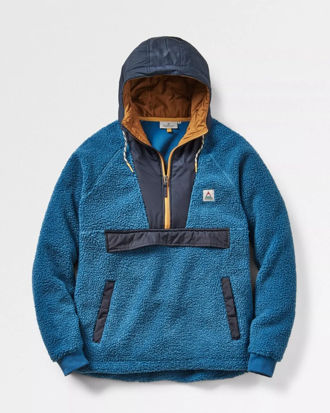 Sherpa en polaire recyclé Woodland avec doublure polaire - Bleu Acier
