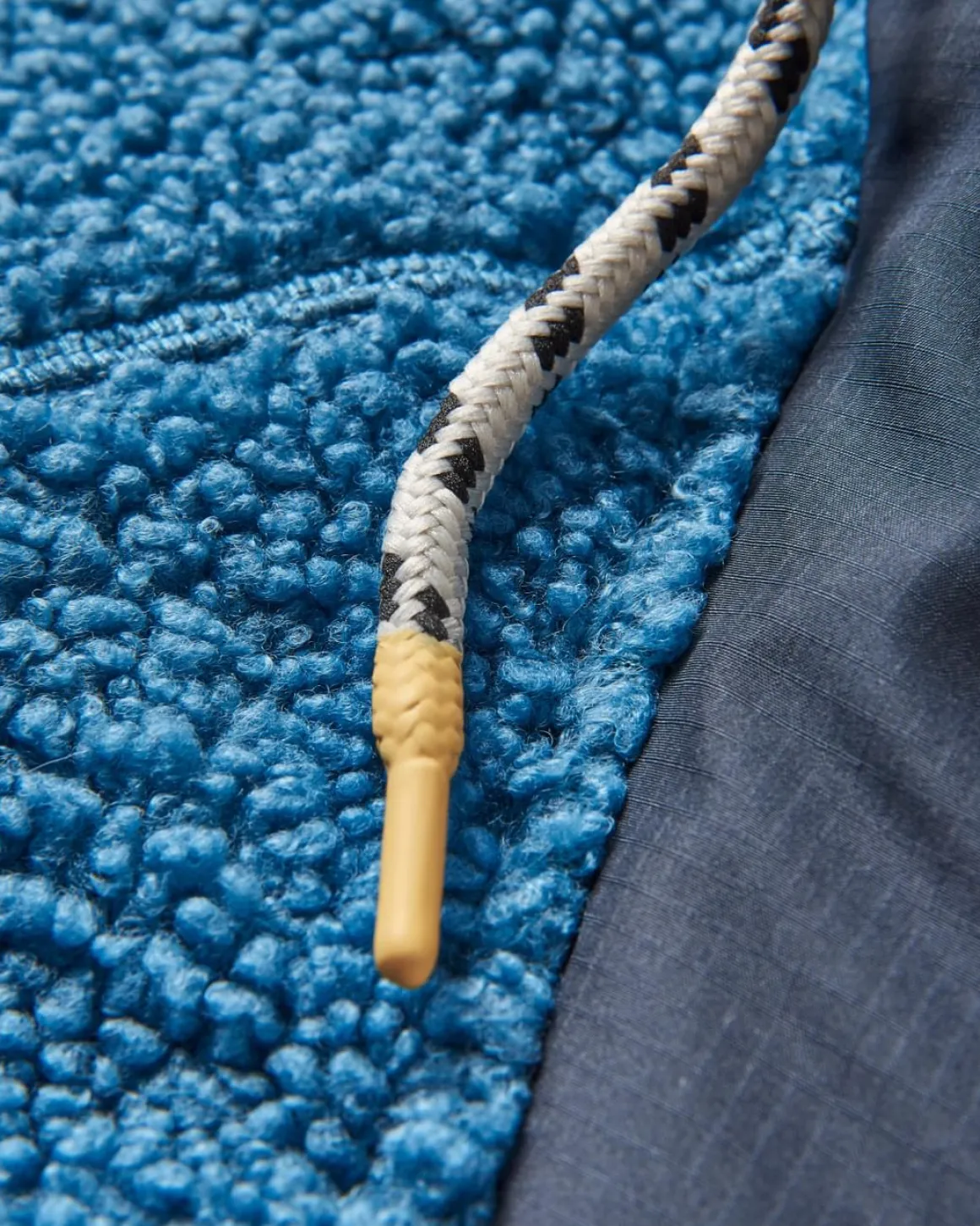 Sherpa en polaire recyclé Woodland avec doublure polaire - Bleu Acier