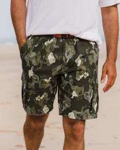 Short cargo Aventurier - Camo Kaki Sycomore