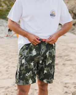 Short cargo Aventurier - Camo Kaki Sycomore