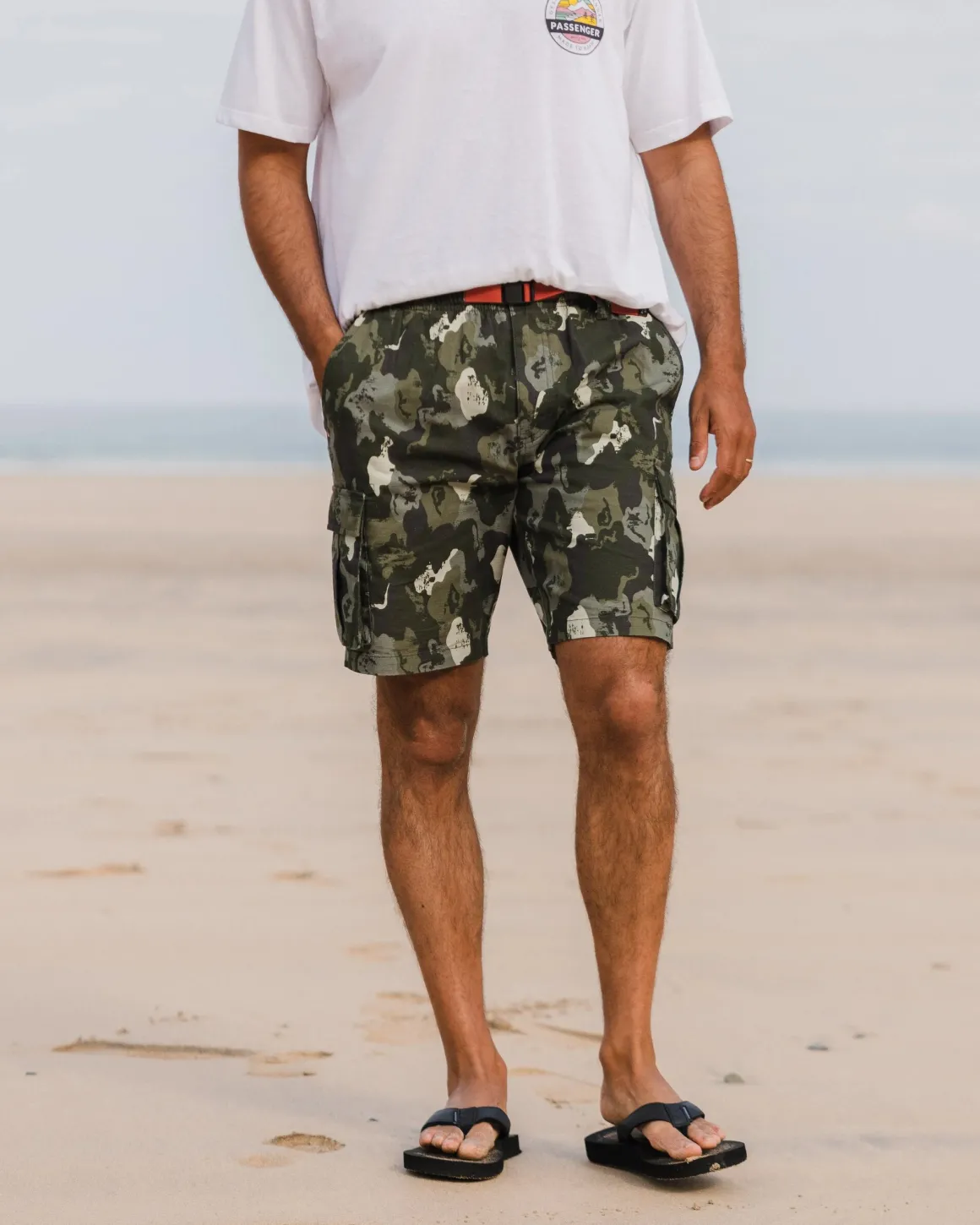 Short cargo Aventurier - Camo Kaki Sycomore
