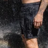 Short de bain polyvalent recyclé Porto - Noir
