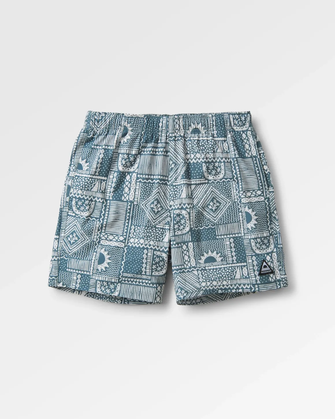Short de bain polyvalent Porto Recyclé - Patchwork Vintage Forêt Sombre