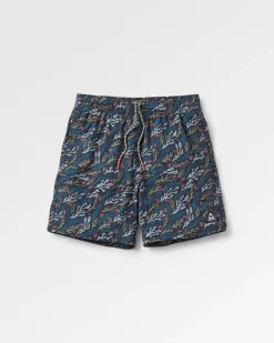 Short de Bain Polyvalent Porto Recyclé - Courant Océanique Noir