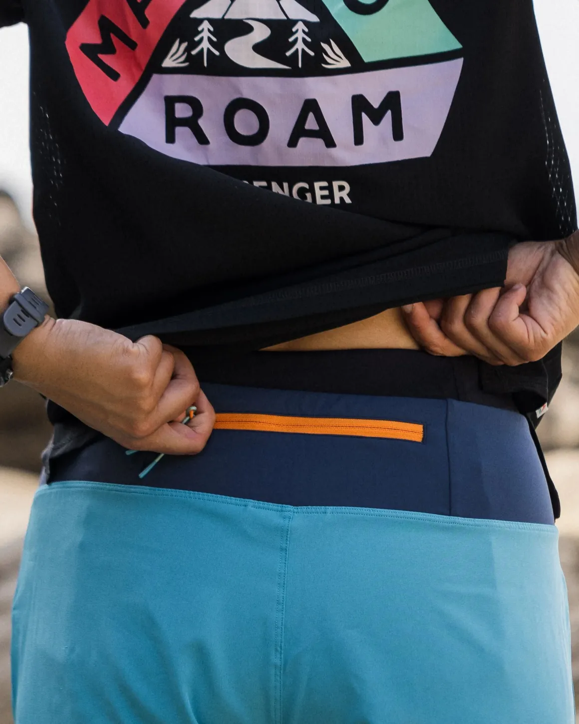 Short de randonnée polyvalent recyclé - Blue Pool