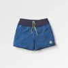 Short de randonnée tout usage recyclé aller-retour - Denim foncé