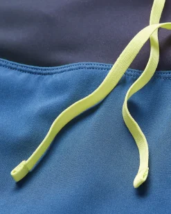 Short de randonnée tout usage recyclé aller-retour - Denim foncé