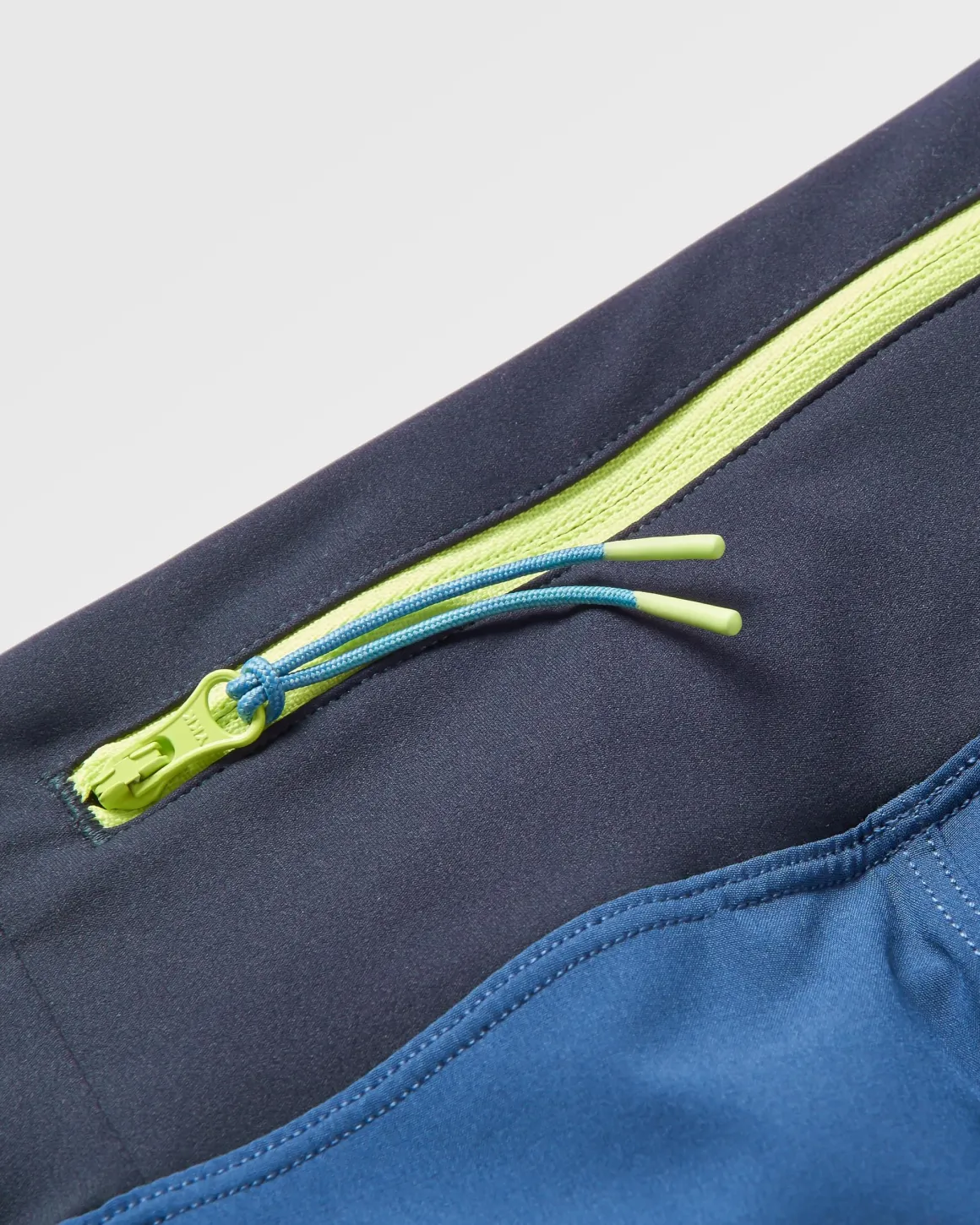 Short de randonnée tout usage recyclé aller-retour - Denim foncé