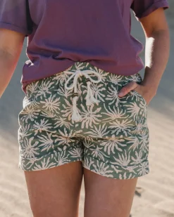 Short en Corde de Coton Bio Santosa - Pistache Algue
