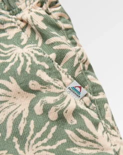 Short en Corde de Coton Bio Santosa - Pistache Algue