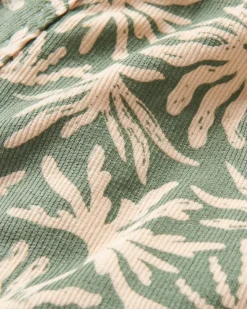 Short en Corde de Coton Bio Santosa - Pistache Algue
