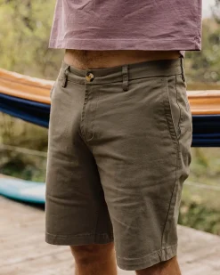 Short en coton bio 365 - Olive poussiéreuse