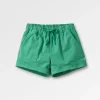 Short en coton bio Carriso - Épicéa vert