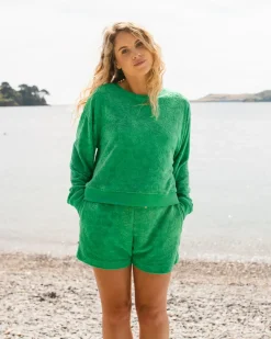 Short en éponge Vibes - Green Spruce
