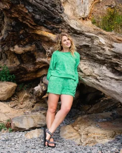 Short en éponge Vibes - Green Spruce