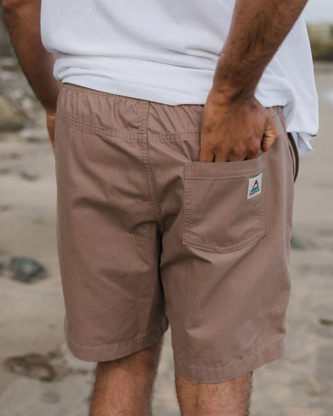 Short en sergé bio Drifter - Taupe