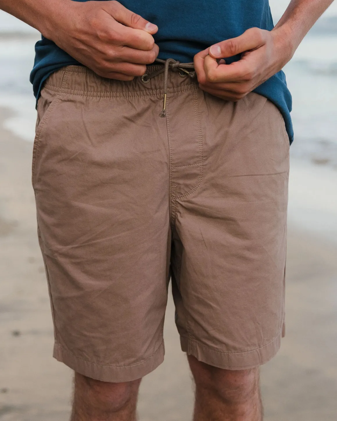 Short en sergé bio Drifter - Taupe