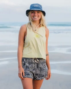 Short Tissé Santosa - Patchwork Vintage Marine