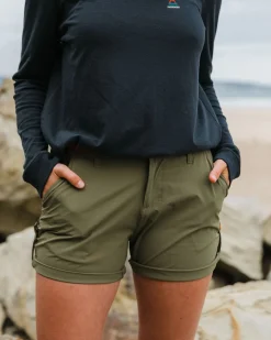 Shorts roulés 365 Trail - Kaki