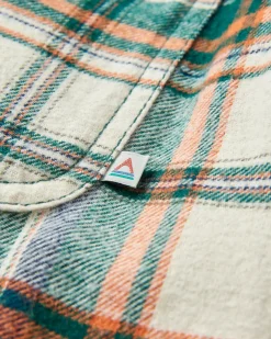Surchemise doublée en sherpa Freestyle - Birch/Rain Forest Check