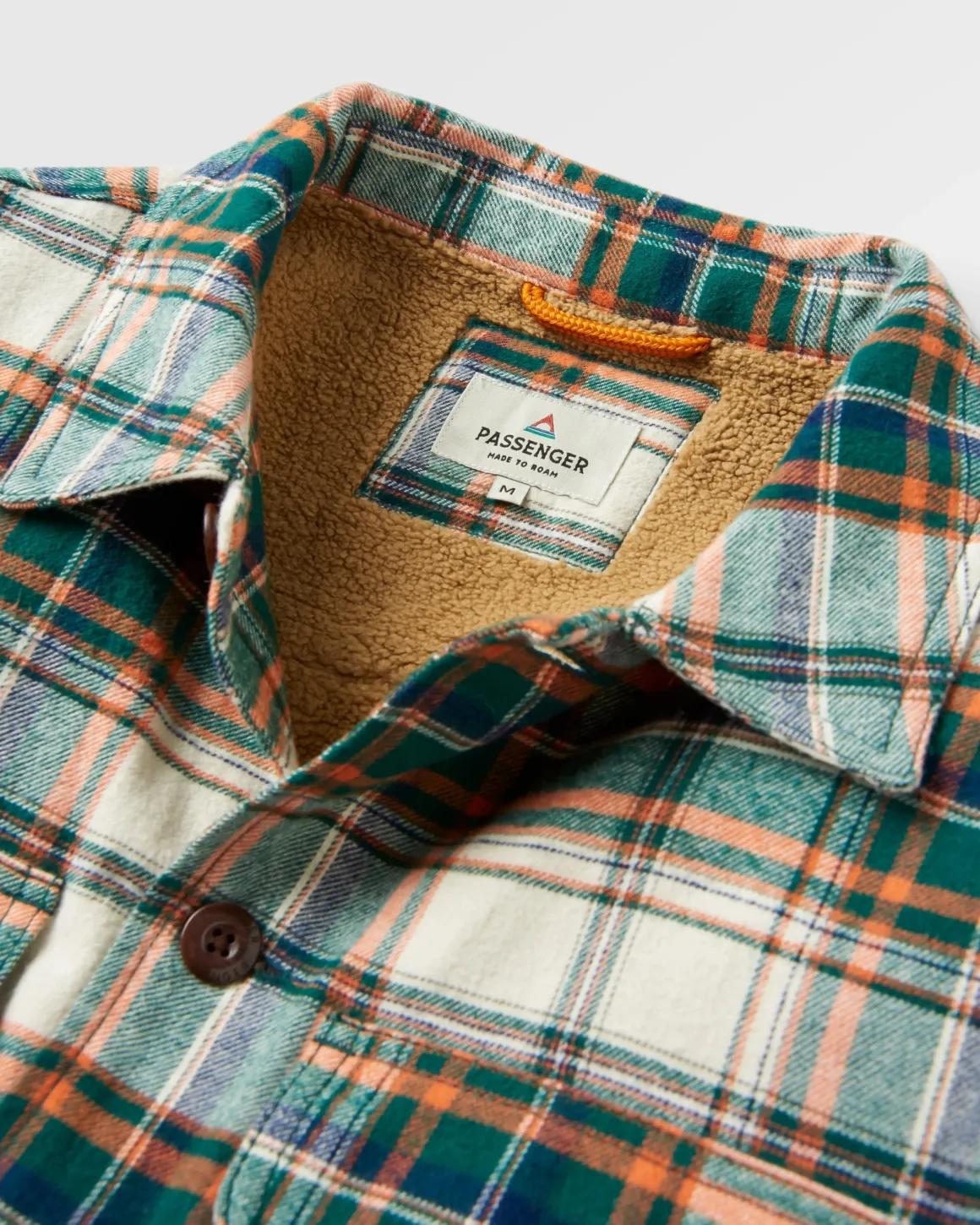 Surchemise doublée en sherpa Freestyle - Birch/Rain Forest Check