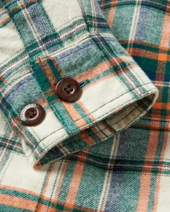 Surchemise doublée en sherpa Freestyle - Birch/Rain Forest Check