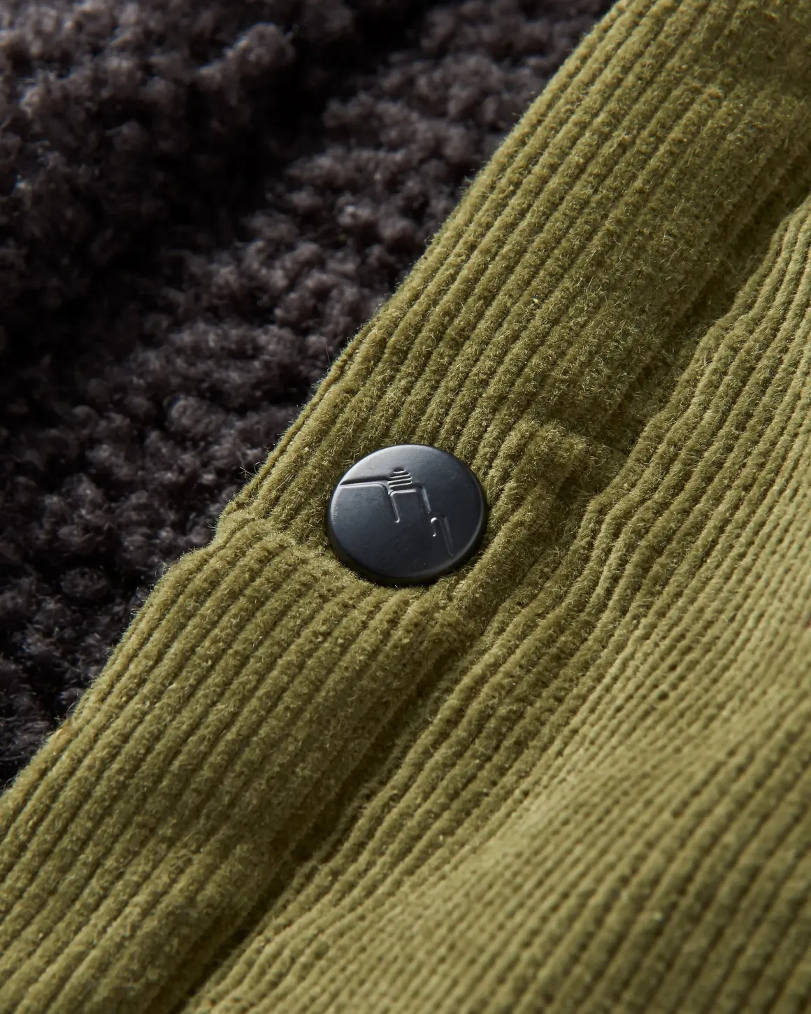 Surchemise Doublée Sherpa Kodiak 2.0 en Cordon - Kaki